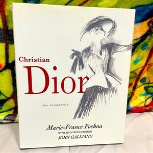 Christian Dior The Biography 2008 Hard Cover Book Introduction by John Galliano